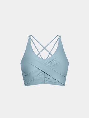 Knix Studio V-Neck Bra Blue Size M NWT Discontinued